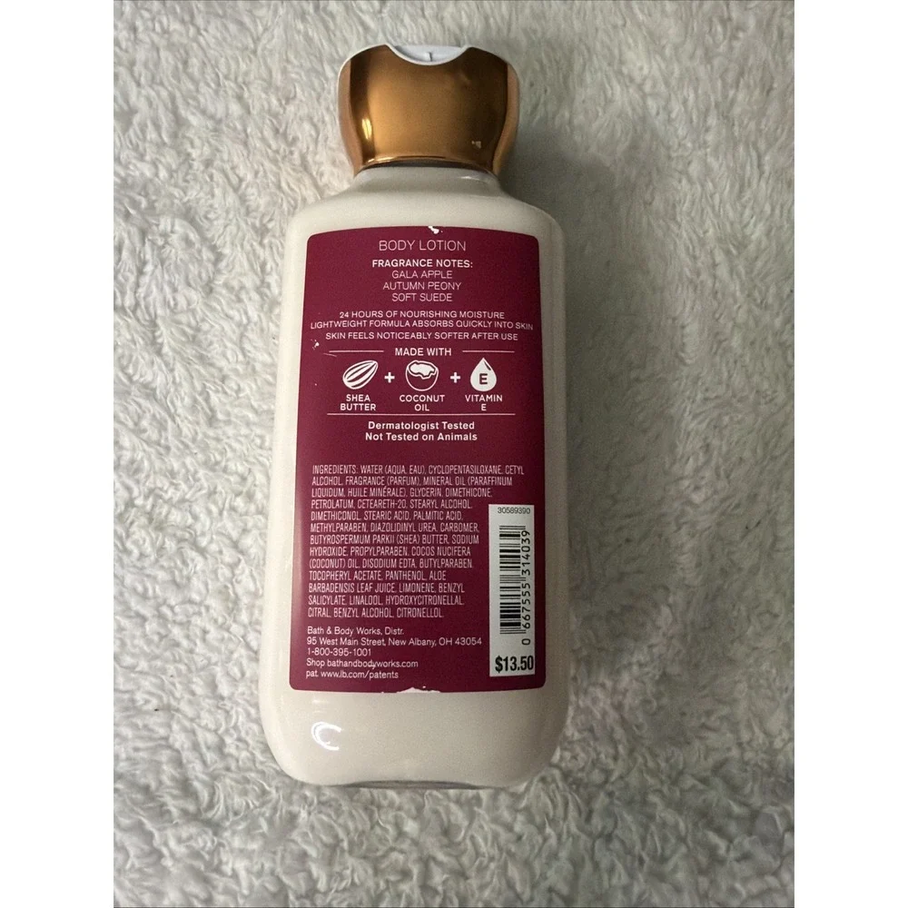 Bath and Body Works RUBY APPLE & Rosewood Body Lotion 8 Oz New